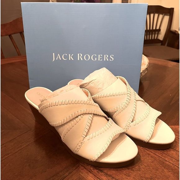 Jack Rodgers Jackie Mid Wedge Slide-10M - Picture 2 of 7